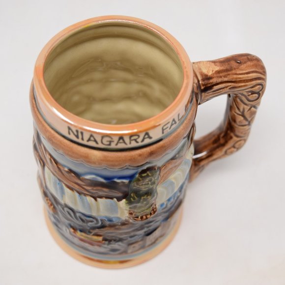 Vintage Niagara Falls Canada Mug Made in Japan 3D Mini Stein Travel Souvenir Cup - Picture 14 of 14